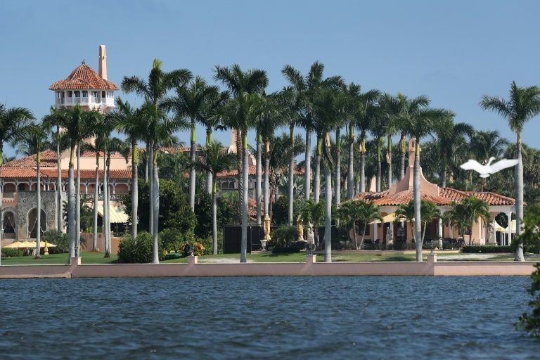 Một góc khu nghỉ dưỡng Mar-a-Lago của Tổng thống Trump.