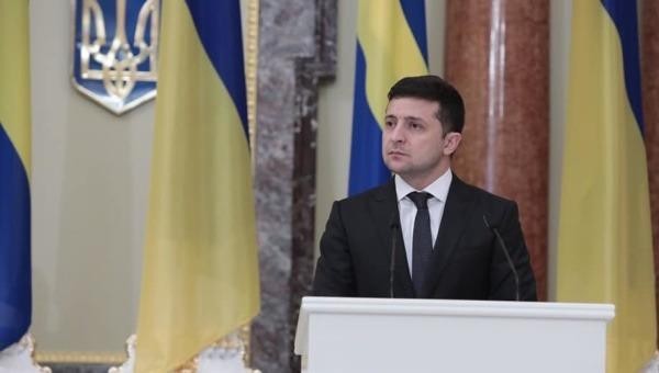 Tổng thống Ukraine Volodymyr Zelensky.