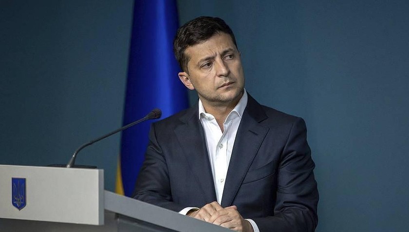 Tổng thống Ukraine Vladimir Zelensky.