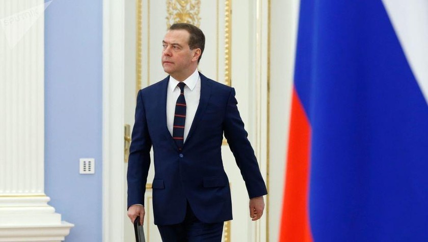 Cựu Thủ tướng Nga Dmitry Medvedev.