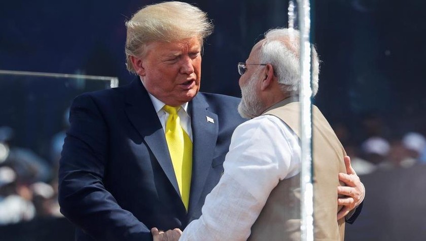 Ông Trump và Thủ tướng Ấn Độ Narendra Modi.