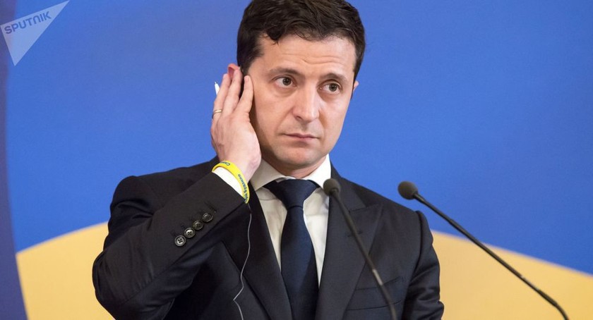 Tổng thống Ukraine Vladimir Zelensky.