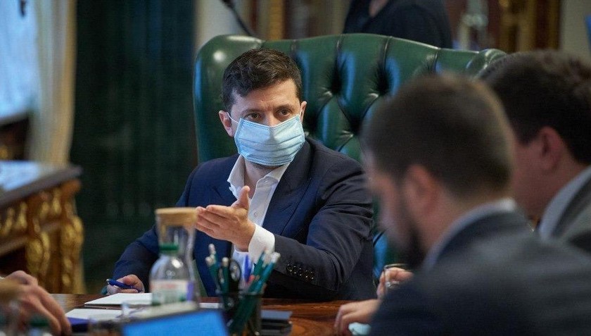 Tổng thống Ukraine Volodymyr Zelensky.