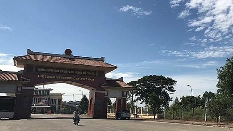 Cửa khẩu Quốc tế Mộc Bài trên tuyến biên giới đất liền Việt Nam-Campuchia. (Nguồn: Báo Công thương)