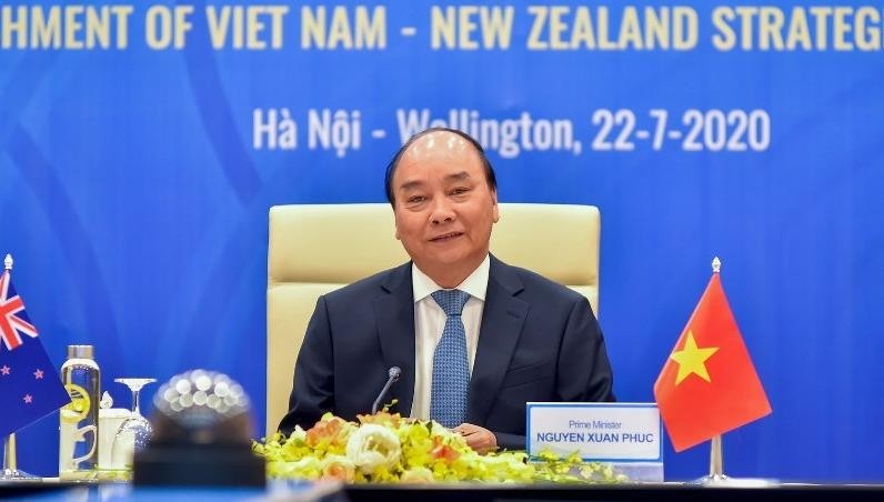 Thủ tướng chính phủ Nguyễn Xuân Phúc đồng chủ trì Hội đàm.