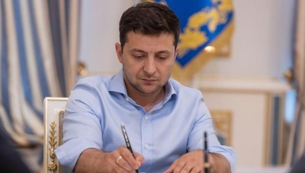 Tổng thống Ukraine Volodymyr Zelensky.