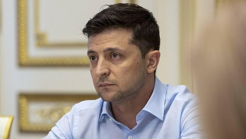 Tổng thống Ukraine Vladimir Zelensky.