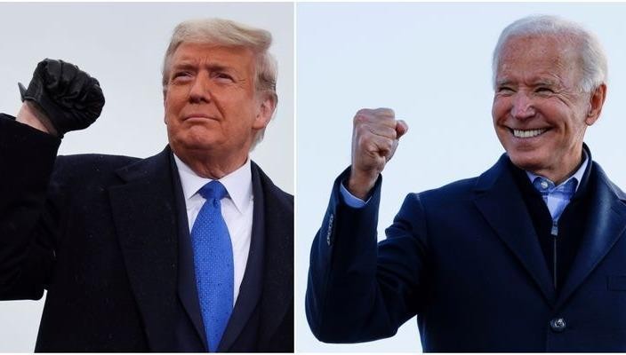 Ông Trump và ông Biden.