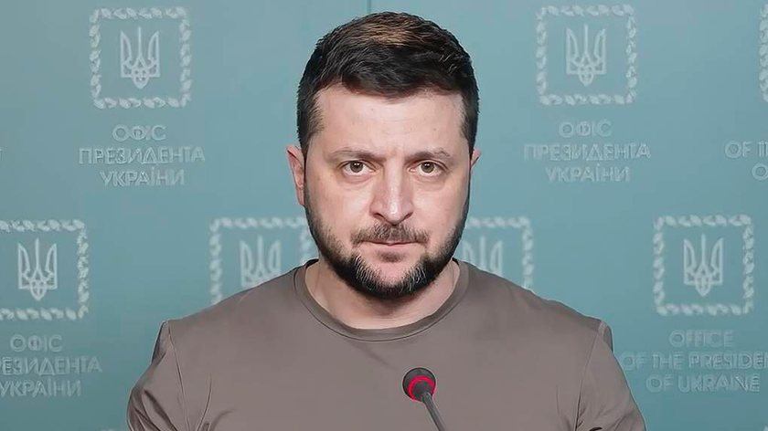 Tổng thống Ukraine Vladimir Zelensky.