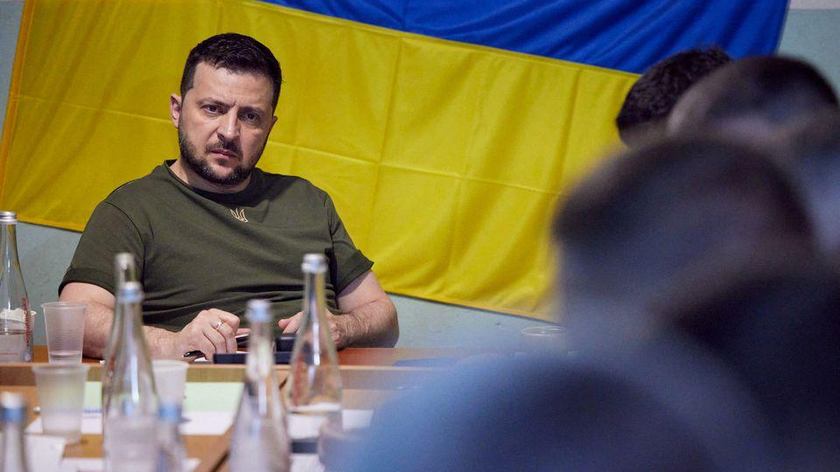 Tổng thống Ukraine Volodymyr Zelensky.