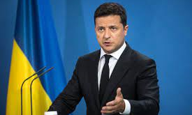 Tổng thống Ukraine Vladimir Zelensky.