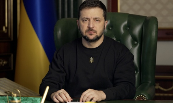 Tổng thống Ukraine Volodymyr Zelensky.