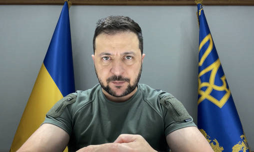 Tổng thống Ukraine Zelensky.