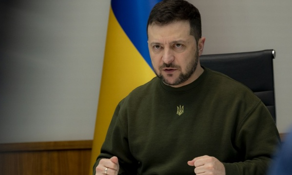 Tổng thống Ukraine Zelensky.