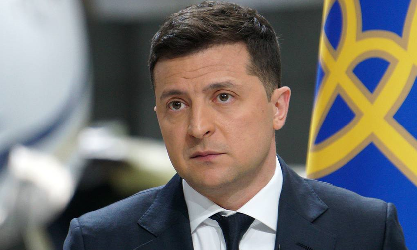 Tổng thống Ukraine Volodymyr Zelensky.