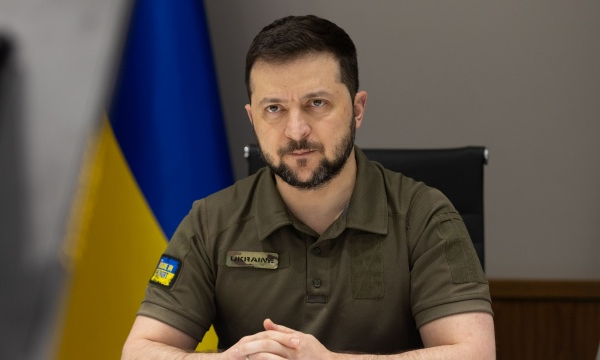 Tổng thống Ukraine Zelensky.