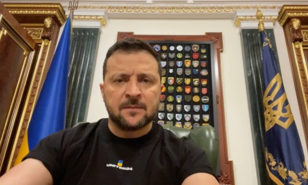 Tổng thống Ukraine Zelensky.