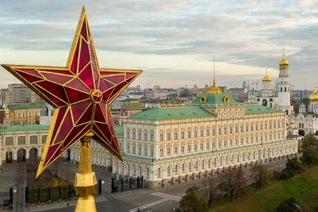 Điện Kremlin, nơi diễn ra lễ nhậm chức của Tổng thống Nga.