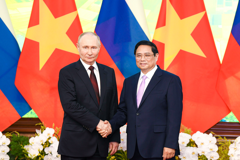 Thủ tướng Phạm Minh Chính hội kiến Tổng thống Liên bang Nga Vladimir Putin.