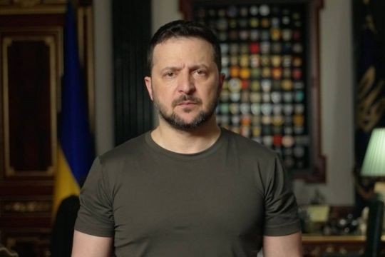 Tổng thống Ukraine Volodymyr Zelensky.