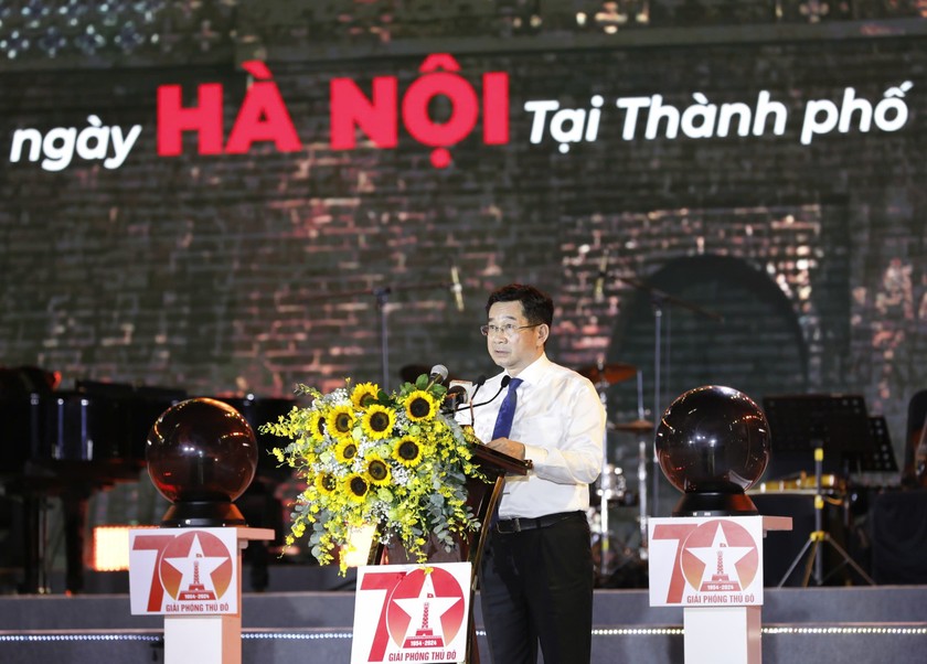 Phó Chủ tịch UBND TP Hồ Chí Minh Dương Ngọc Hải phát biểu chào mừng.
