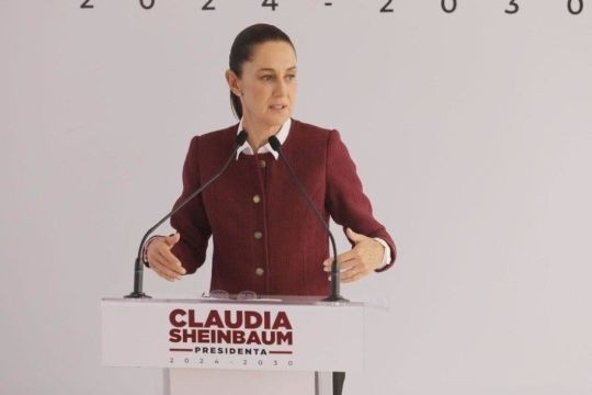 Tổng thống đắc cử Mexico Claudia Sheinbaum.