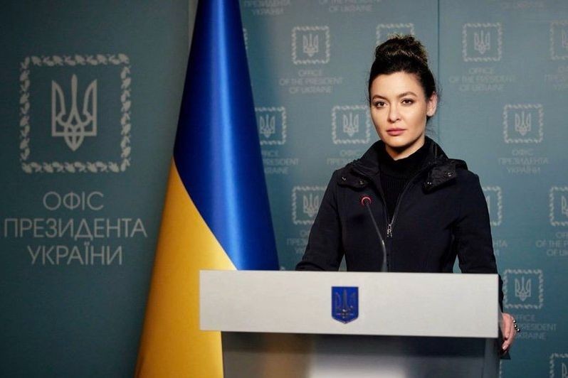 Cố vấn Văn phòng Tổng thống Ukraine Darya Zarovnaya.