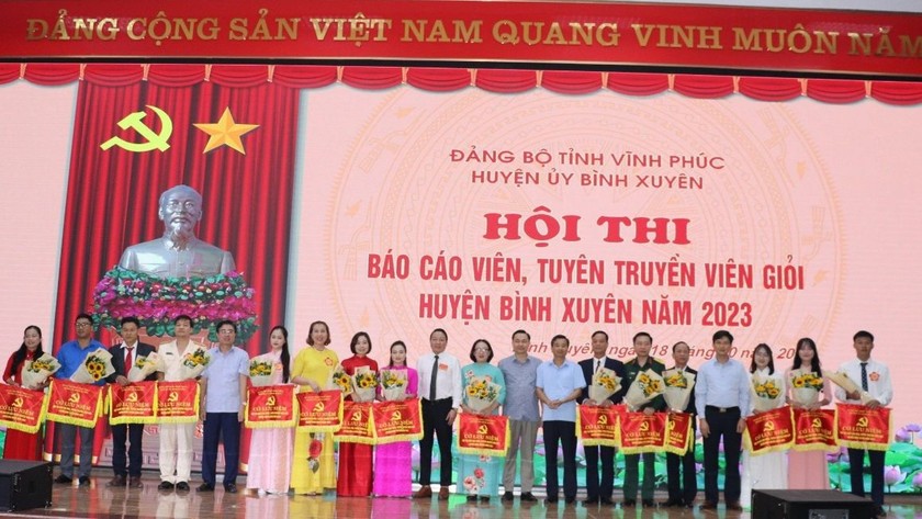 Bình Xuyên, Vĩnh Phúc: Thi báo cáo viên, tuyên truyền viên giỏi năm 2023 