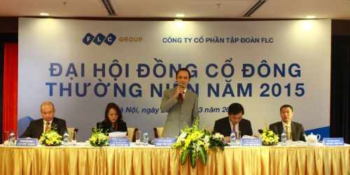 ĐHĐCĐ FLC thông qua kế hoạch lợi nhuận 1.158 tỷ đồng năm 2015