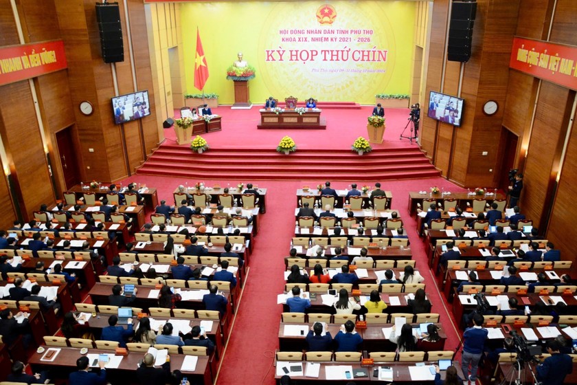 Toàn cảnh Kỳ họp. Nguồn ảnh: phutho.gov.vn