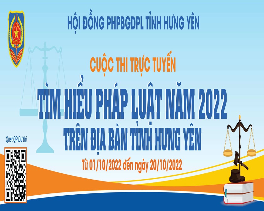 Hưng Yên tổ chức nhiều cuộc thi trực tuyến nhằm tăng cường năng lực tiếp cận pháp luật cho người dân