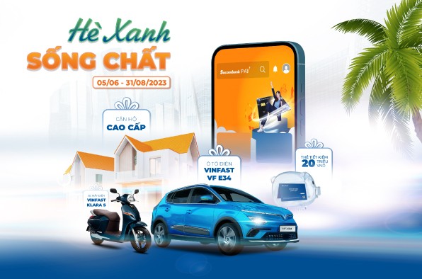 'Hè Xanh - Sống Chất' khám phá siêu khuyến mại hè từ Sacombank