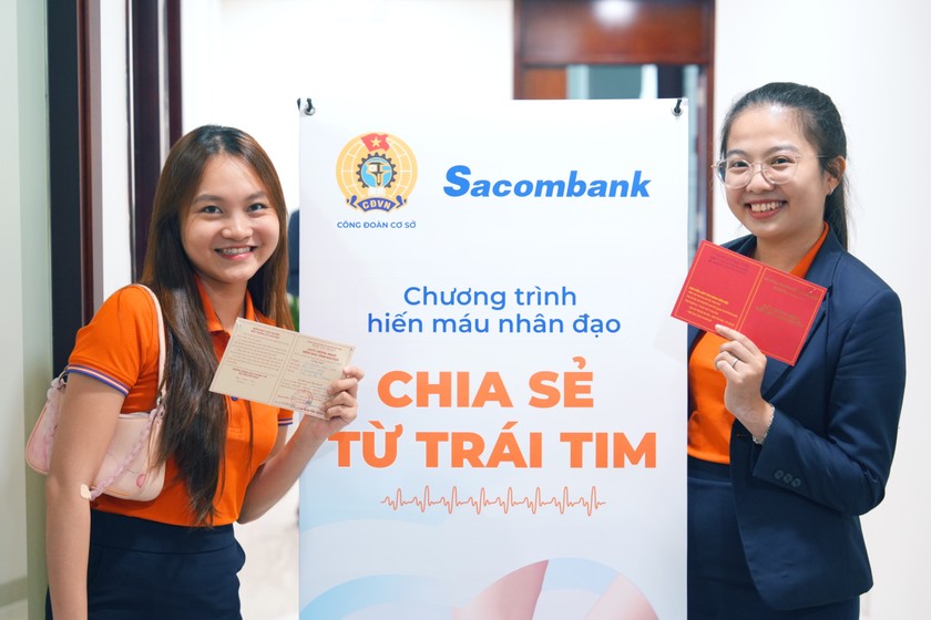 Sacombank tổ chức chương trình hiến máu “Sacombank - Chia sẻ từ trái tim” lần thứ 12