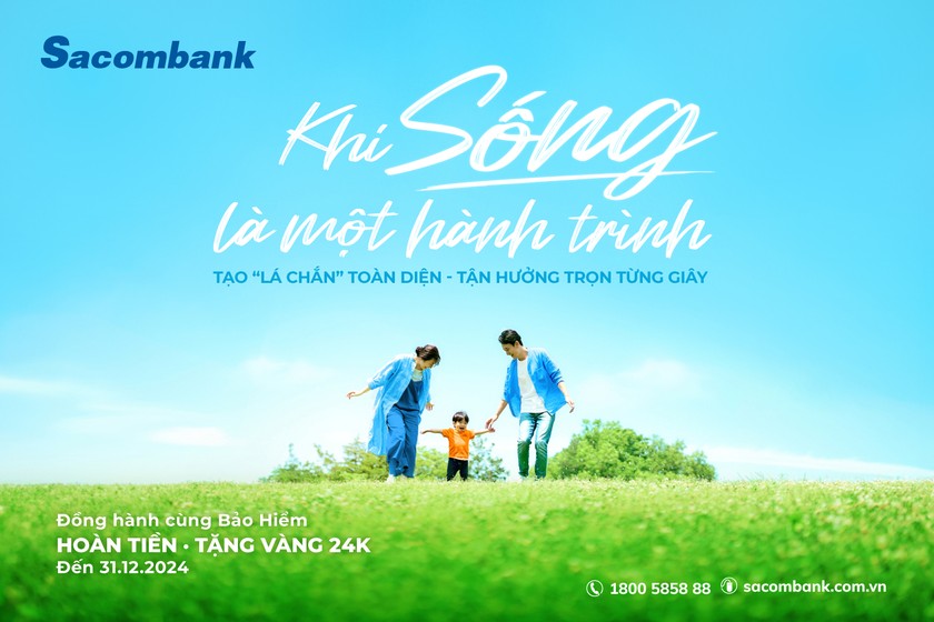 Hơn 17 tỷ đồng ưu đãi cho khách hàng tham gia bảo hiểm tại Sacombank