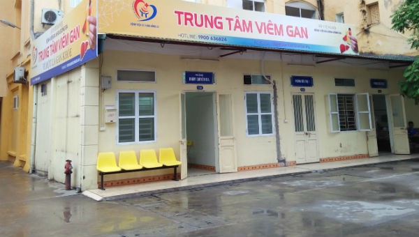 Trung tâm viêm gan tại bệnh viện Đống Đa.