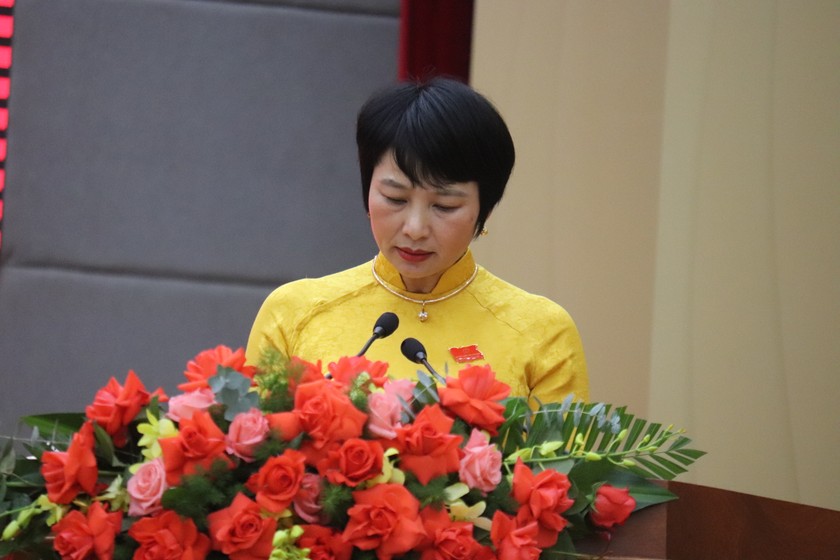 Bà Phạm Thị Phúc - tân Chủ tịch HĐND tỉnh Lâm Đồng.