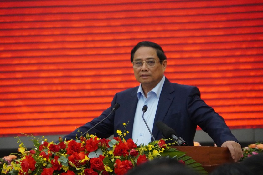 Thủ tướng Phạm Minh Chính phát biểu tại Hội nghị.