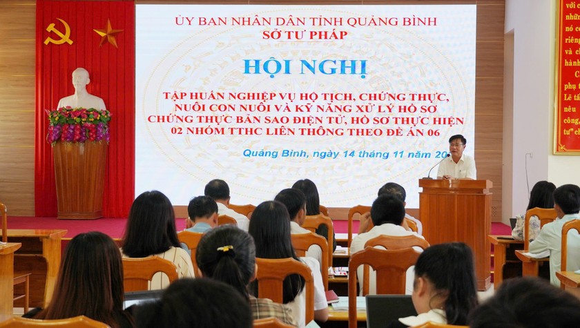 Toàn cảnh hội nghị tập huấn.