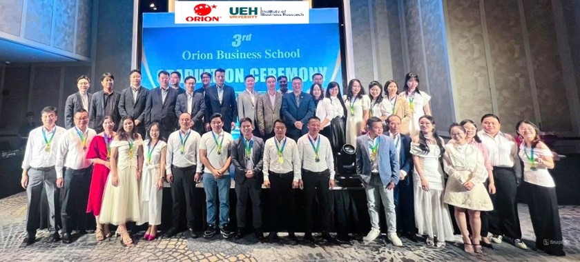 Đại học Kinh tế TP HCM: Bế giảng khóa đào tạo Orion Business School 2024