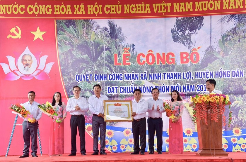 Hồng Dân tăng tốc hoàn thành mục tiêu xây dựng NTM 