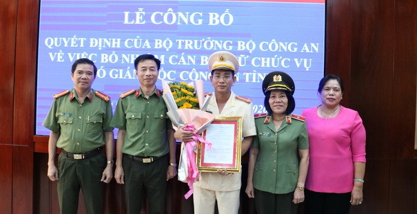 Bổ nhiệm Phó giám đốc Công an tỉnh Kiên Giang