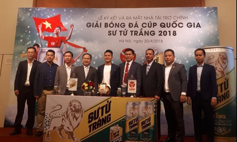 Bia Sư Tử Trắng là nhà tài trợ chính cho Cúp Quốc Gia 2018