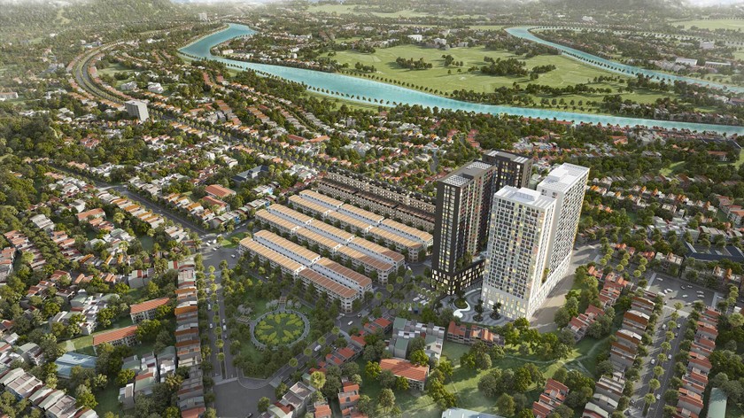 Phối cảnh tổng thể dự án Apec Diamond Park 