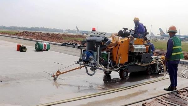 Nhà thầu Tổng Công ty Xây dựng công trình hàng không (ACC) thực hiện dự án tại sân bay Nội Bài, giai đoạn 1.