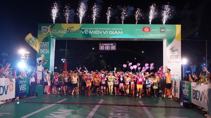 Lần đầu tiên một giải chạy Marathon chuyên nghiệp được tổ chức tại Nghệ An.