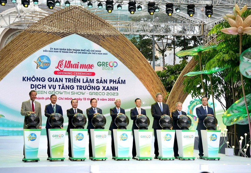 Nghi thức khai mạc Không gian triển lãm GRECO 2023.