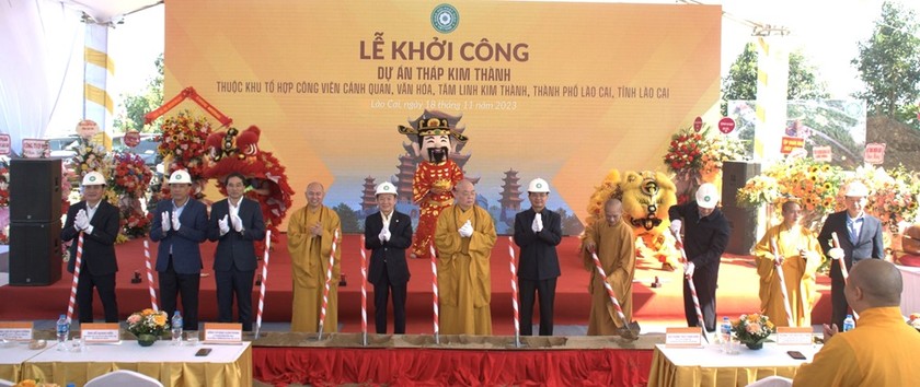 Lễ khởi công dự án Tháp Kim Thành.