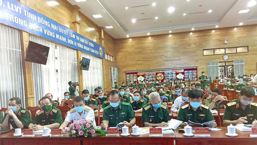 Đại biểu dự hội thảo “ Hướng Đông Nam trên địa bản tỉnh Đồng Nai trong chiến dịch Hồ Chí Minh lịch sử”. 