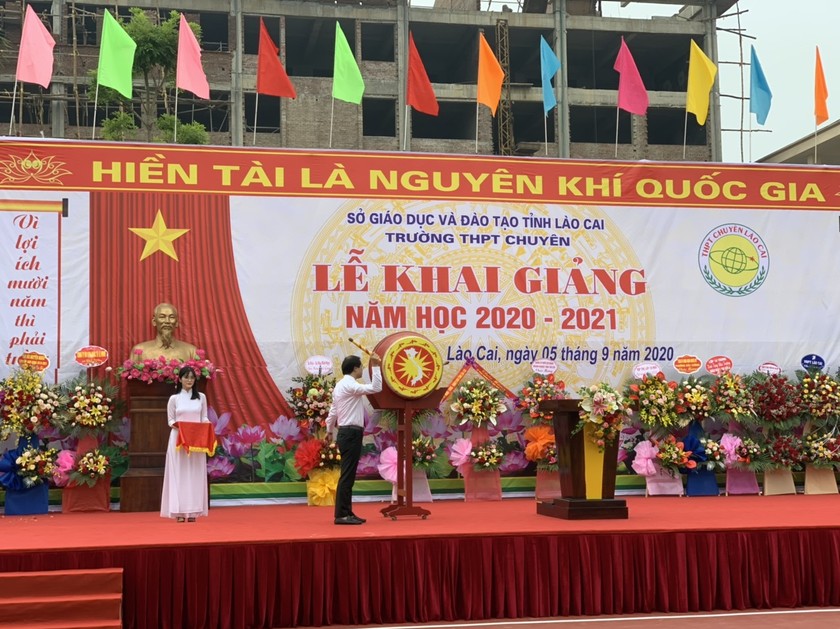 Lào Cai: Khai giảng năm học mới ngắn gọn nhưng đầy ý nghĩa
