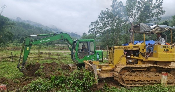 Khởi công khu tái định cư cho đồng bào bị mất nhà cửa do lũ quét, sạt lở đất gây ra ở xã Trà Leng.